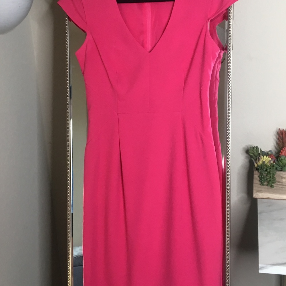 Pink H&M v-neck dress